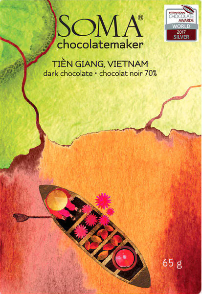 Soma Ben Tre, Vietnam 70% Dark Chocolate | Artisan Bean to Bar