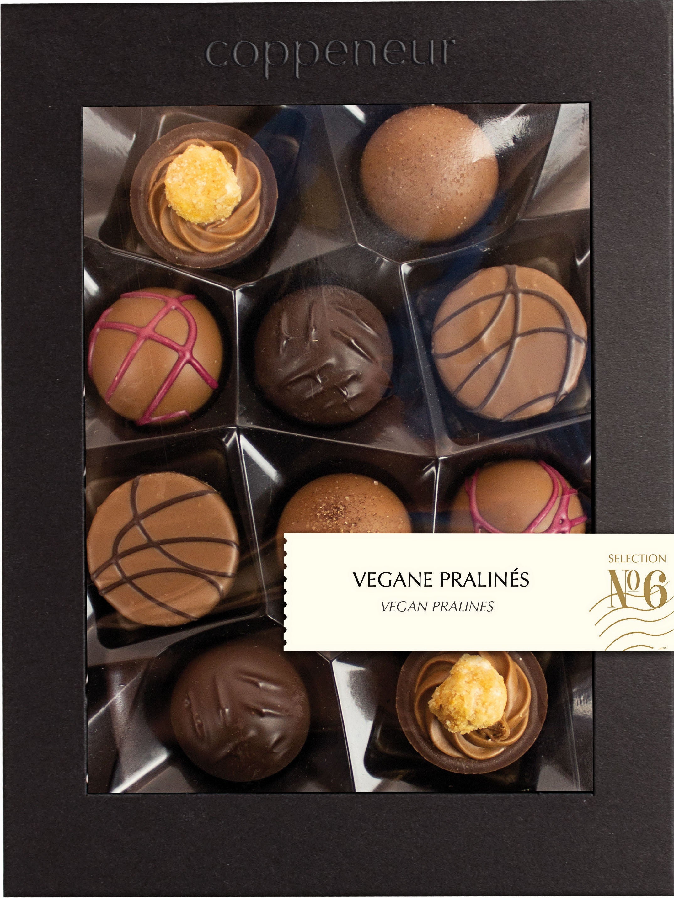 Coppeneur Milk & Dark Chocolate Vegan Truffles (10 truffles without