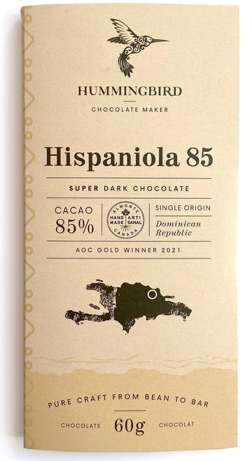 Hummingbird Hispanola 85% Dark Chocolate (Organic) - Chocolate Collective Canada