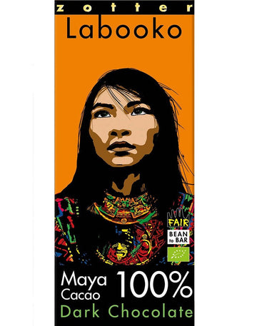 Zotter Maya 100% Dark Chocolate (Organic) - Chocolate Collective Canada
