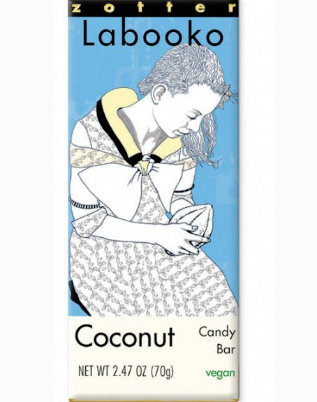 Zotter White Chocolate with Coconut Milk (Organic & Vegan) - Chocolate Collective Canada