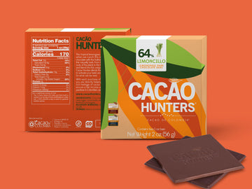 Cacao Hunters Tumaco Colombia 64% Dark Chocolate with lemongrass