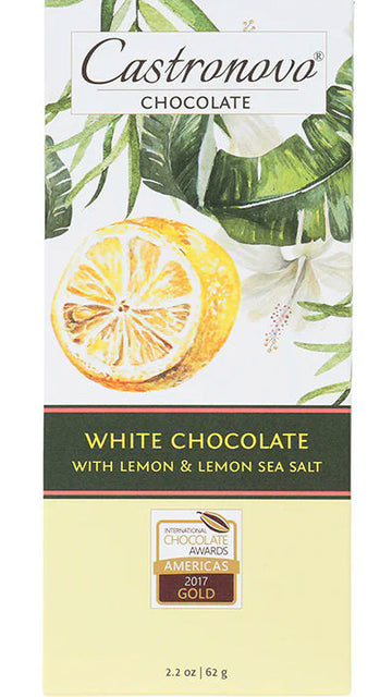 Castronovo White Chocolate with lemon & lemon sea salt