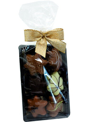 Coppeneur Dark, Milk & White Chocolate Christmas Stars (without alcohol)