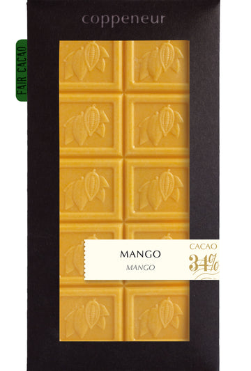 Coppeneur Madagascar 34% White Chocolate with mango