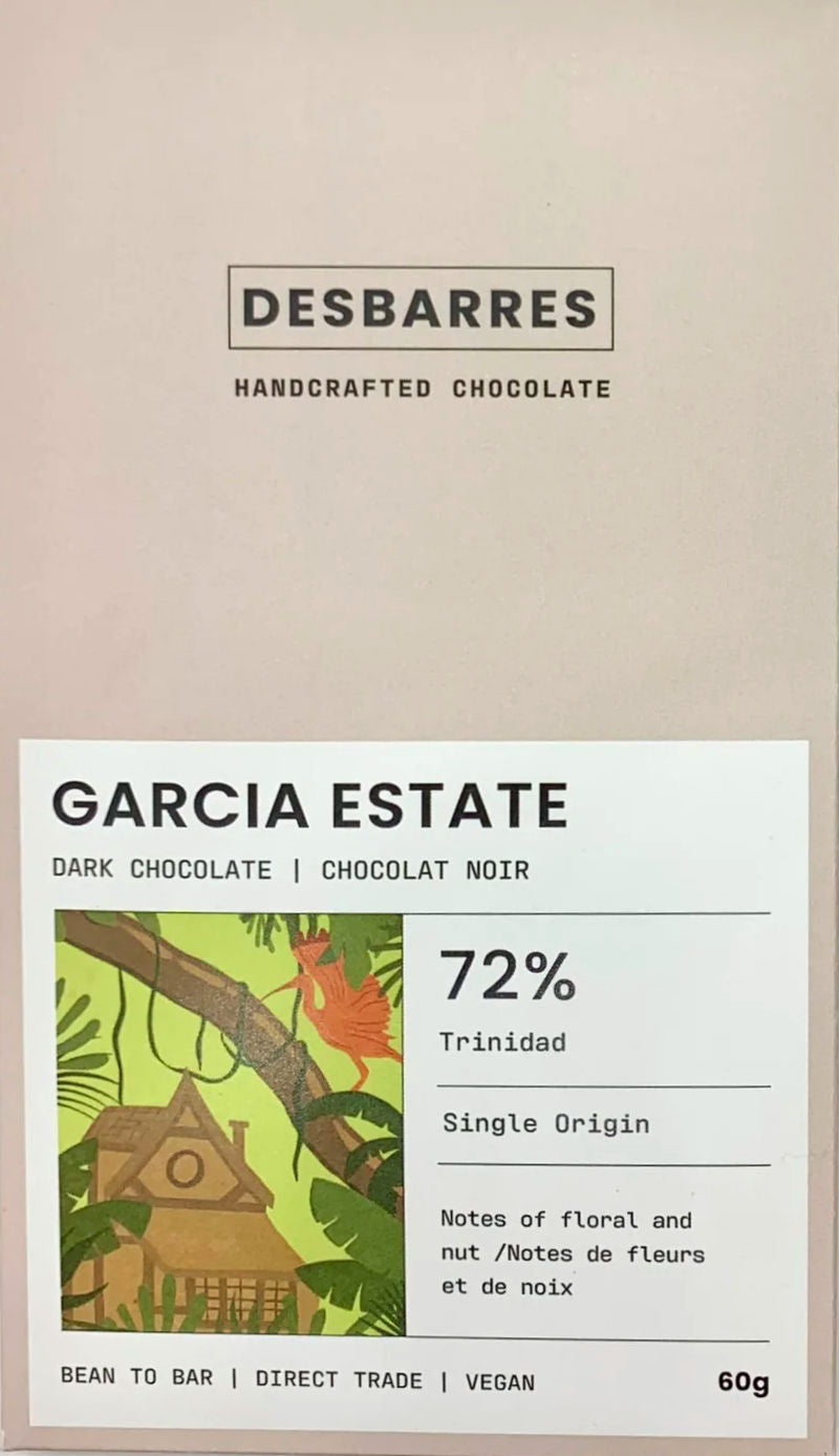 Desbarres Trinidad 72% Dark Chocolate