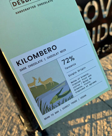 Desbarres Kilombero Tanzania 72% Dark Chocolate (Organic)