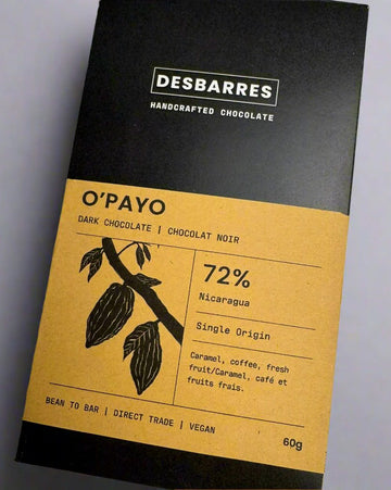 Desbarres O'Payo 72% Dark Chocolate (Organic) (Limited Edition)