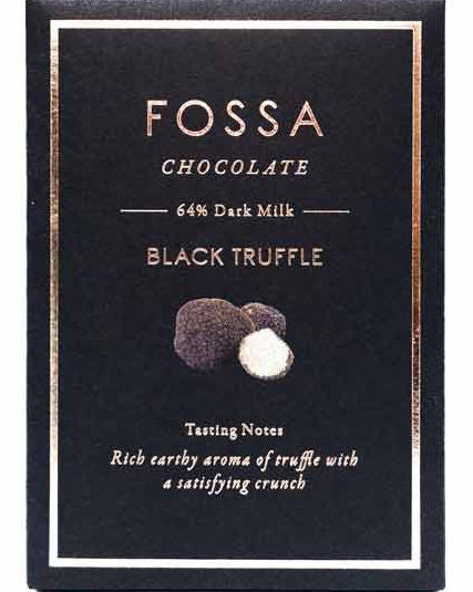 Fossa 64% Milk Chocolate with black truffles