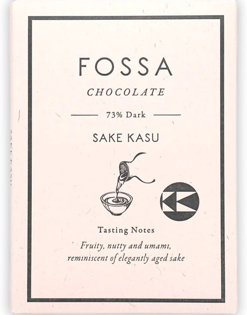 Fossa 73% Dark Chocolate with sake kasu