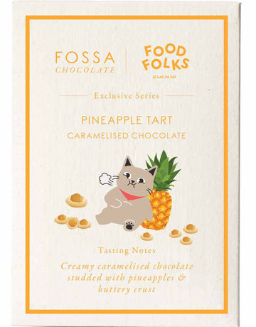 Fossa Caramelized White Chocolate with pineapple & buttery crusts (Limited Edition)