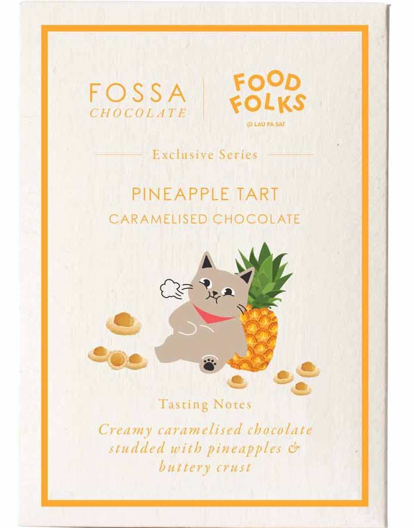 Fossa Caramelized White Chocolate with pineapple & buttery crusts (Limited Edition)
