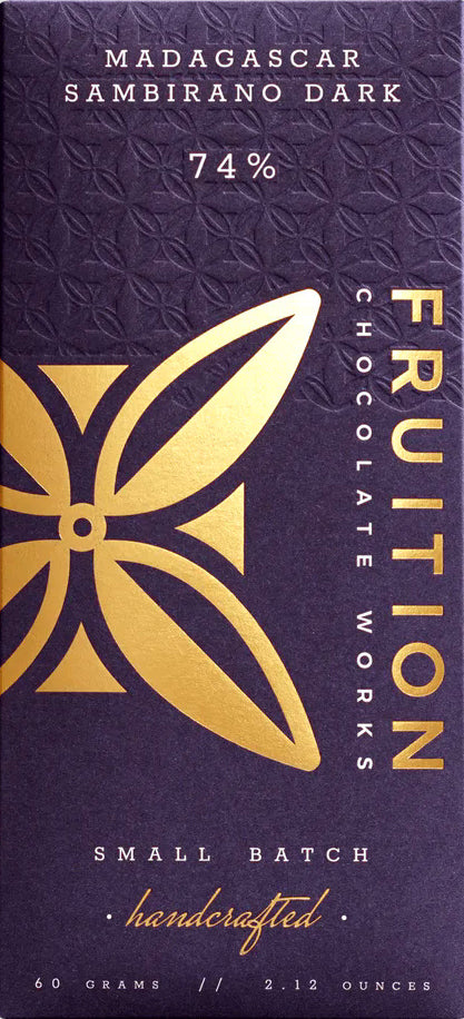 Fruition Sambirano Madagascar 74% Dark Chocolate (Organic)