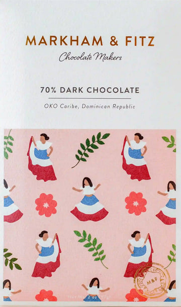 Markham & Fitz OKO Caribe 70% Dark Chocolate (Organic)