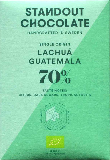 Standout Lachua Guatemala 70% Dark Chocolate (Organic)