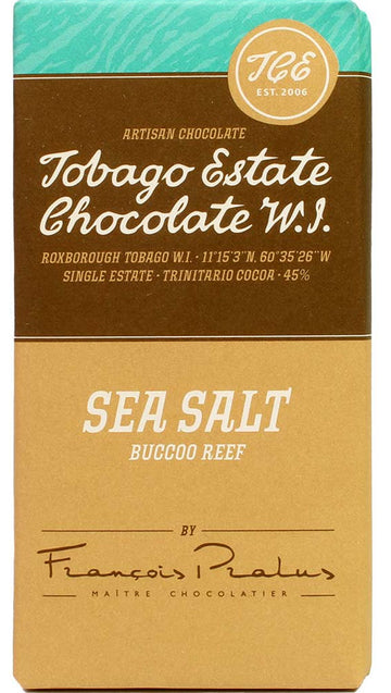 Tobago Estate 45% Milk Chocolate with Buccoo Reef sea salt