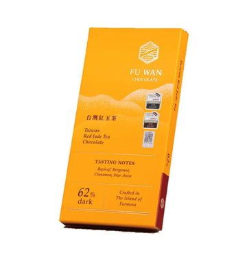 Fu Wan Taiwan 62% Dark Chocolate with Red Jade tea - Chocolate Collective Canada