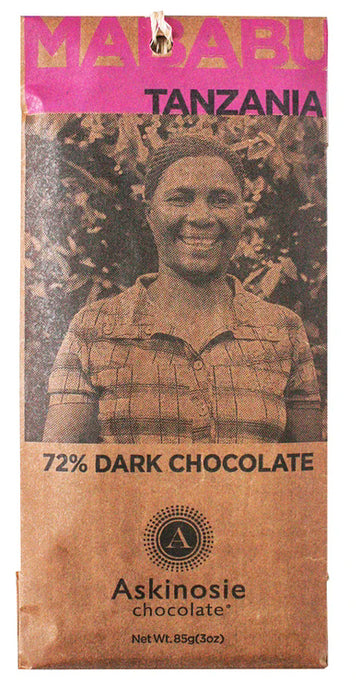 Askinosie Tanzania 72% Dark Chocolate