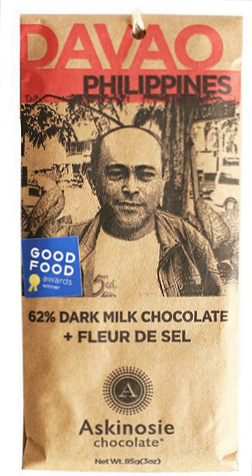 (COMING SOON!) Askinosie Philippines 62% Goat Milk Chocolate with sea salt - Chocolate Collective Canada
