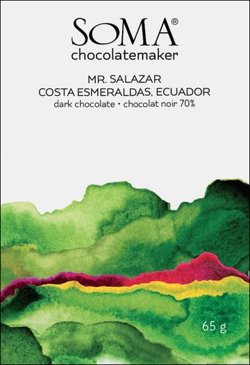 Soma Costa Esmeraldas Ecuador 70% Dark Chocolate - Chocolate Collective Canada