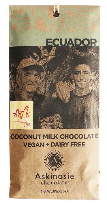 Askinosie Ecuador 52% Coconut Milk Chocolate (Vegan) - Chocolate Collective Canada