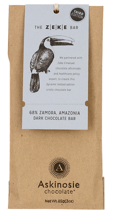 Askinosie ZEKE 68% Dark Chocolate - Chocolate Collective Canada