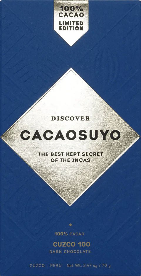 Cacaosuyo Cuzco 100% Dark Chocolate (Limited Edition) - Chocolate Collective Canada