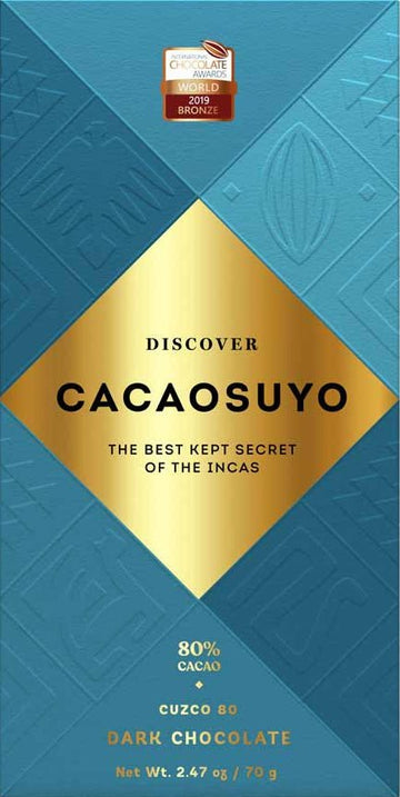 Cacaosuyo Cuzco 80% Dark Chocolate (Organic) - Chocolate Collective Canada