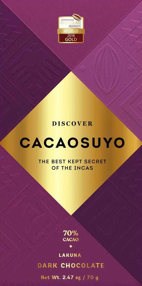 Cacaosuyo Lakuna 70% Dark Chocolate (Organic) - Chocolate Collective Canada