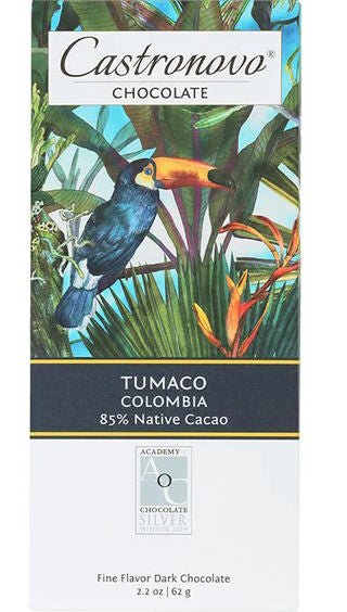 Castronovo Tumaco Columbia 85% Dark Chocolate - Chocolate Collective Canada