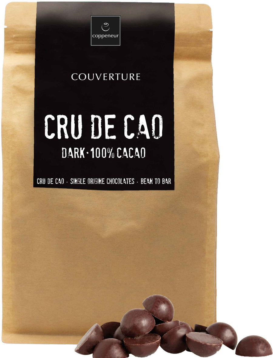 Coppeneur 100% Dark Chocolate Couverture (Organic) (1.5Kg) - Chocolate Collective Canada