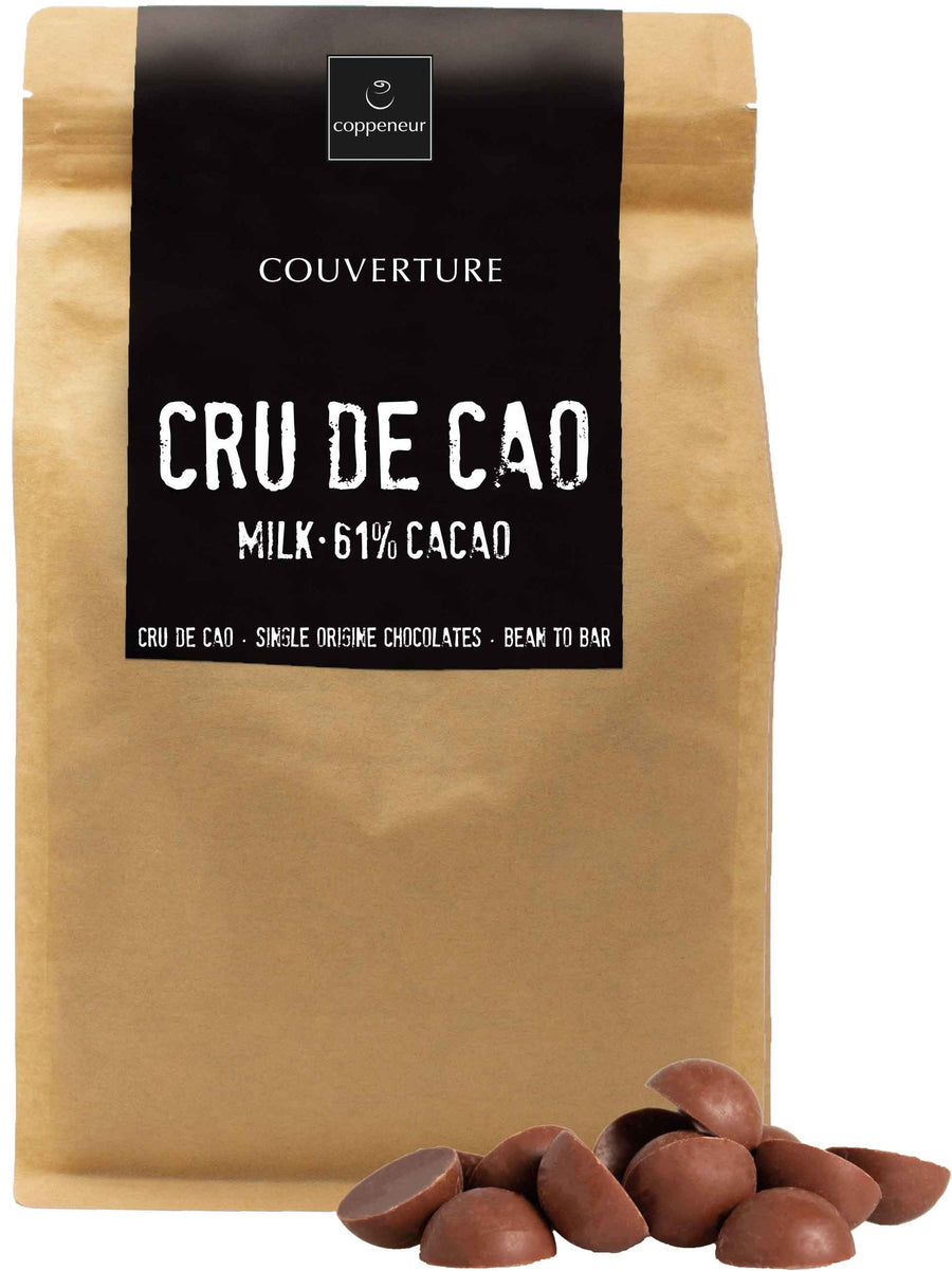 Coppeneur 61% Milk Chocolate Couverture (Organic) (1.5Kg) - Chocolate Collective Canada