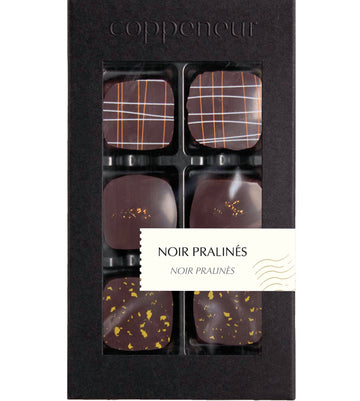 Coppeneur Dark Chocolate Pralines (6 pralines without alcohol) - Chocolate Collective Canada
