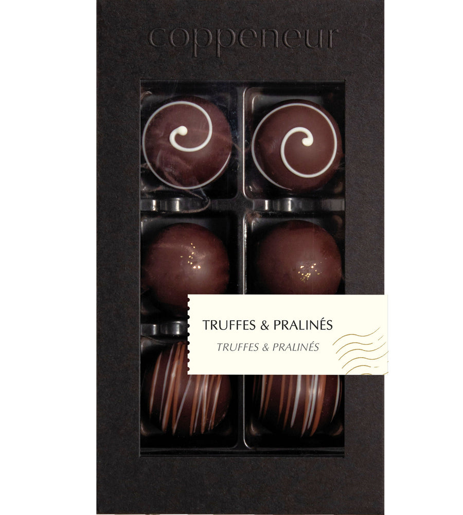 Coppeneur Dark Chocolate Truffles (6 truffles with alcohol) - Chocolate Collective Canada