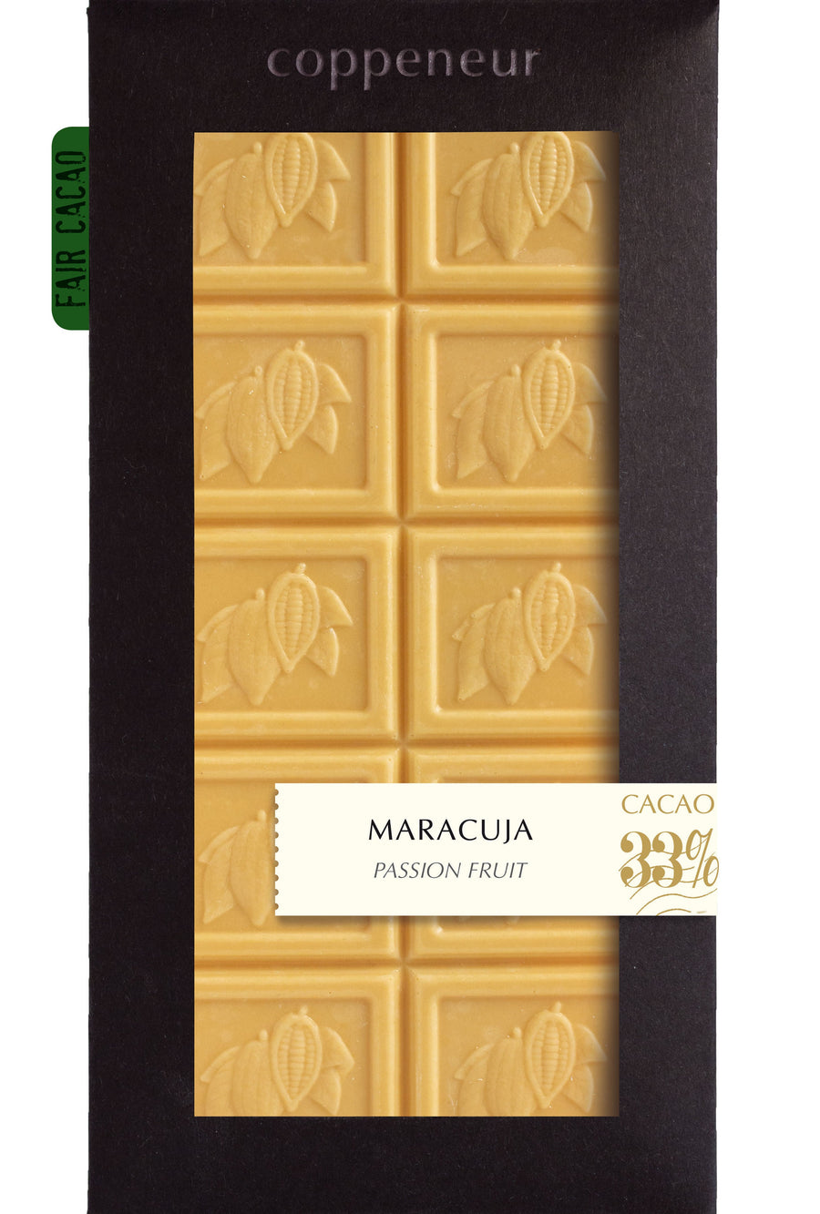 Coppeneur Madagascar 33% White Chocolate with passionfruit - Chocolate Collective Canada