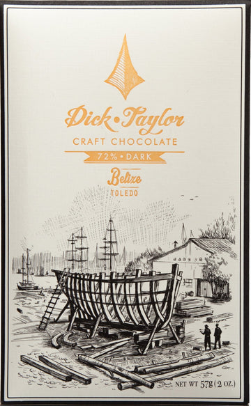 Dick Taylor Belize 72% Dark Chocolate (Organic) - Chocolate Collective Canada