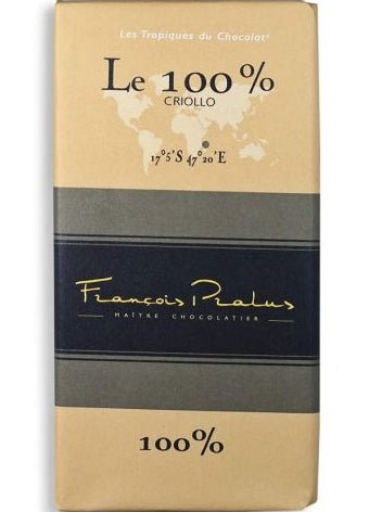 Francois Pralus Madagascar 100% Dark Chocolate - Chocolate Collective Canada