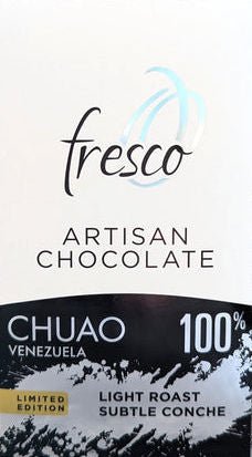 Fresco Chuao Venezuela 100% Dark Chocolate (Limited) - Chocolate Collective Canada
