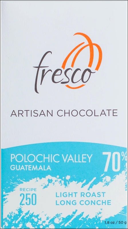 Fresco Polochic Valley Guatemala 70% Dark Chocolate (Organic) (250) - Chocolate Collective Canada