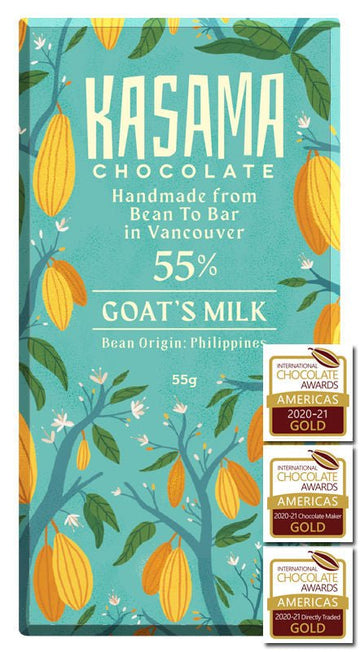Kasama 55% Goat's Milk Chocolate - Chocolate Collective Canada