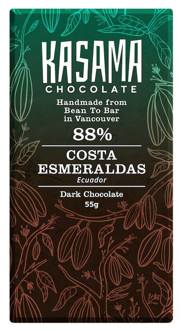 Kasama Ecuador 88% Dark Chocolate - Chocolate Collective Canada