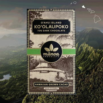 Manoa Ko'olaupoko, O'ahu Island 70% Dark Chocolate Bar - Chocolate Collective Canada