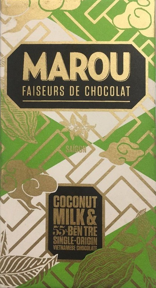 Marou Ben Tre 55% Coconut Milk Chocolate (Vegan) - Chocolate Collective Canada