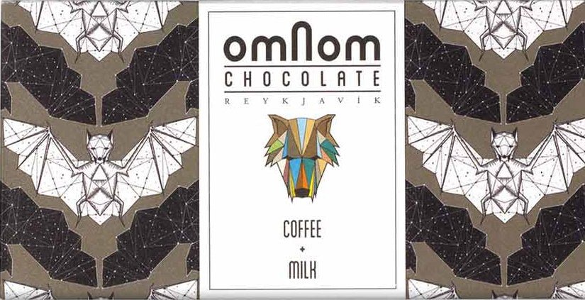 Omnom White Chocolate with coffee and milk - Chocolate Collective Canada