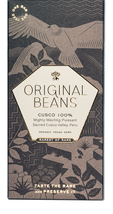 Original Beans Cusco Chuncho 100% Dark Chocolate (Organic) - Chocolate Collective Canada