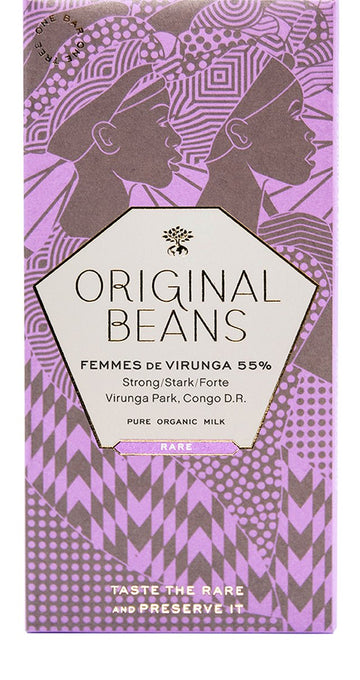 Original Beans Femmes de Virunga 55% Milk Chocolate (Organic) - Chocolate Collective Canada