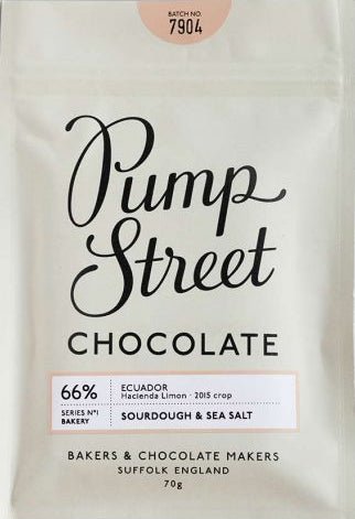 Pump Street 66% Dark Chocolate with sourdough & sea salt - Chocolate Collective Canada