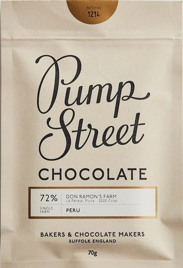 Pump Street Don Ramon's Farm, Peru, 72% Dark Chocolate - Chocolate Collective Canada
