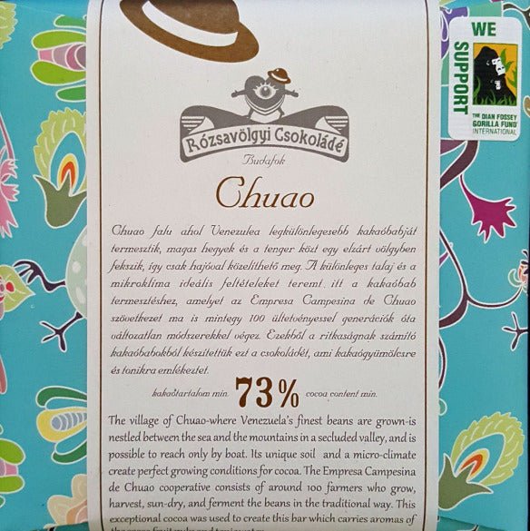 Rozsavolgyi Chuao 73% Dark Chocolate - Chocolate Collective Canada