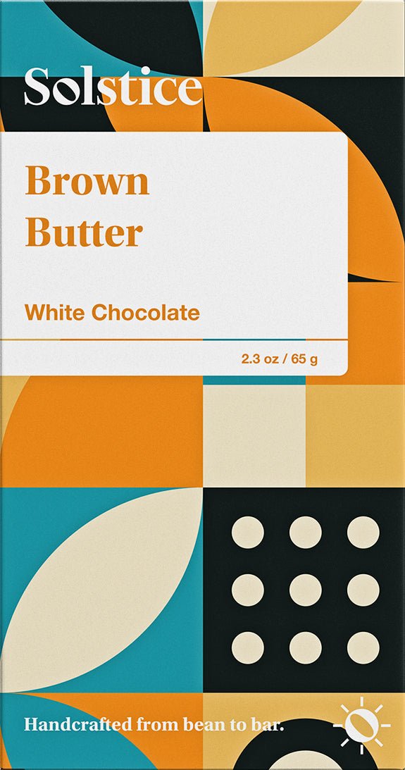 Solstice White Chocolate with brown butter - Chocolate Collective Canada